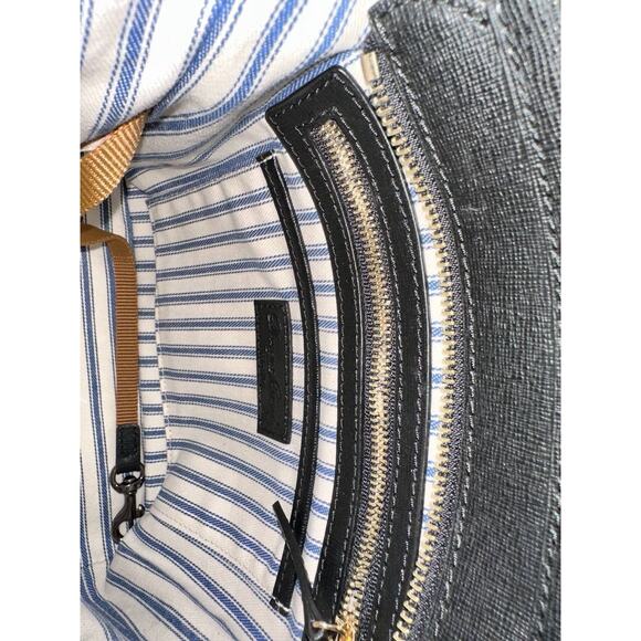 Dooney & Bourke Saffiano Black Leather Zip Crossbody Shoulder Bag B000478 - Picture 15 of 16